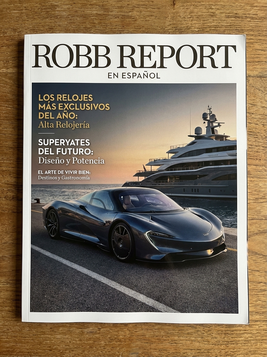 Robb Report en Espa&ntilde;ol — Magazine Cover